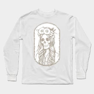 Beautiful dead girl design Long Sleeve T-Shirt